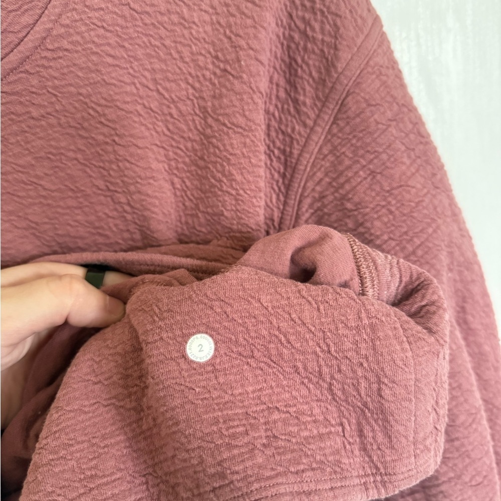 Lululemon Textured Crewneck Pullover in Spiced Chai - Picture 5 of 7